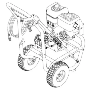 BRIGGS AND STRATTON Pressure Washer 01936 - Model Identification Image